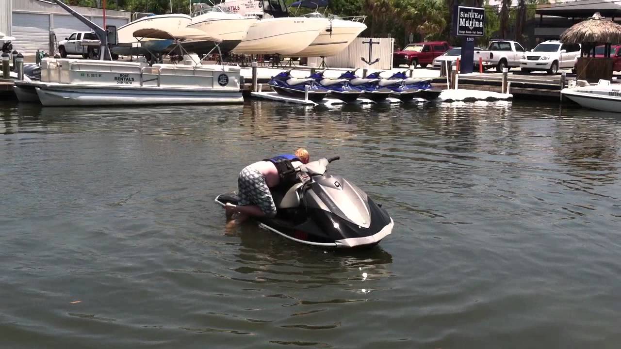 rolling jet ski fail