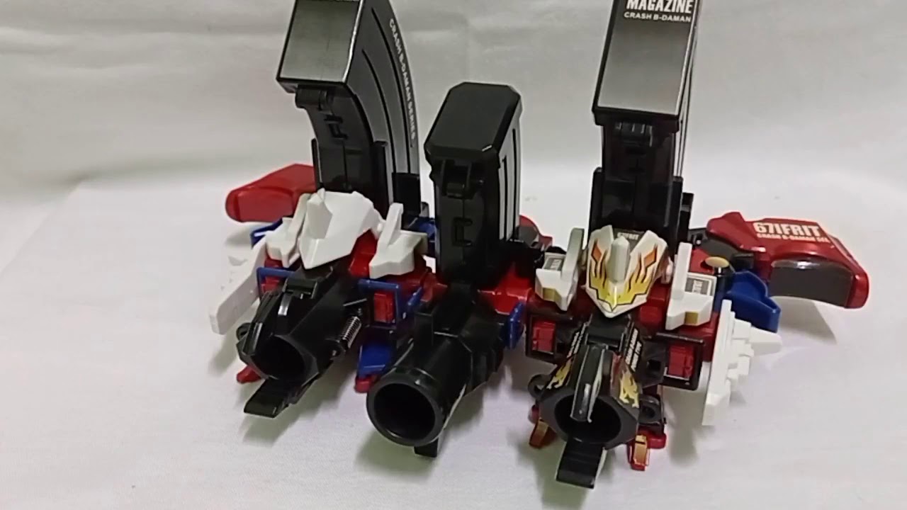 Crash B-Daman 031 : Syncro Weapon System Try Set Justice Ifrit
