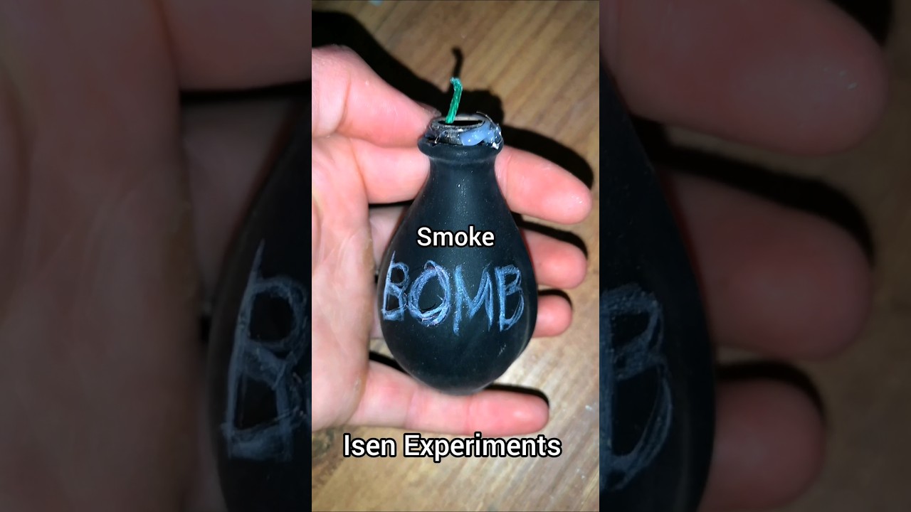 DIY Cracker Smoke Bomb #experiment #firecrackers #fireworks #crackers #lifehack