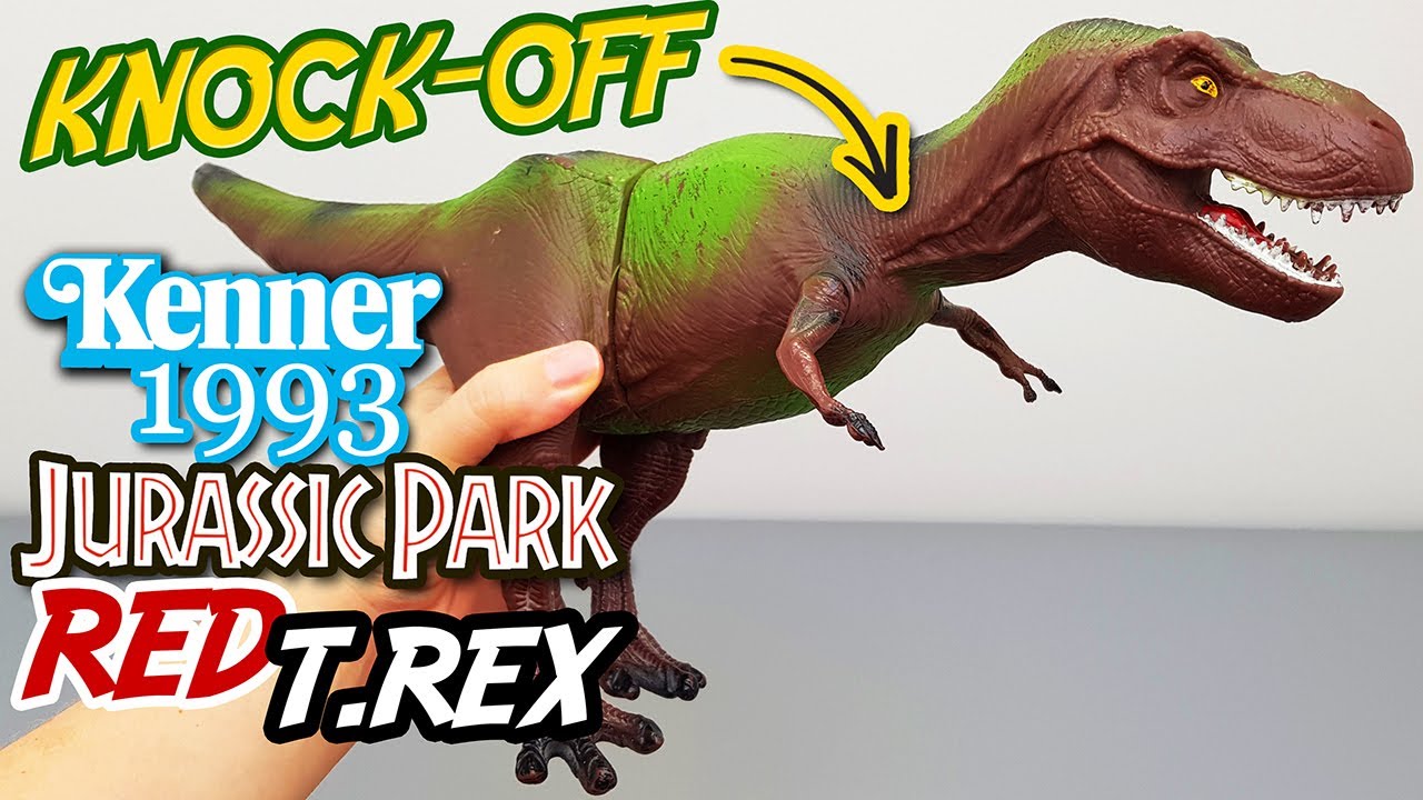 Rare Knockoff Jurassic Park Kenner 'Red T.Rex' | 1990s Toy Retro Review
