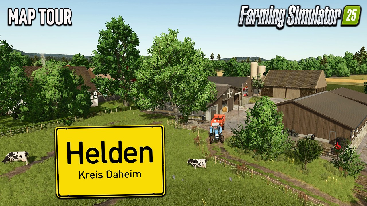 HELDEN (AN ABSOLUTE STONKER?!) NEW MOD MAP! (TOUR/REVIEW!) Farming Simulator 25