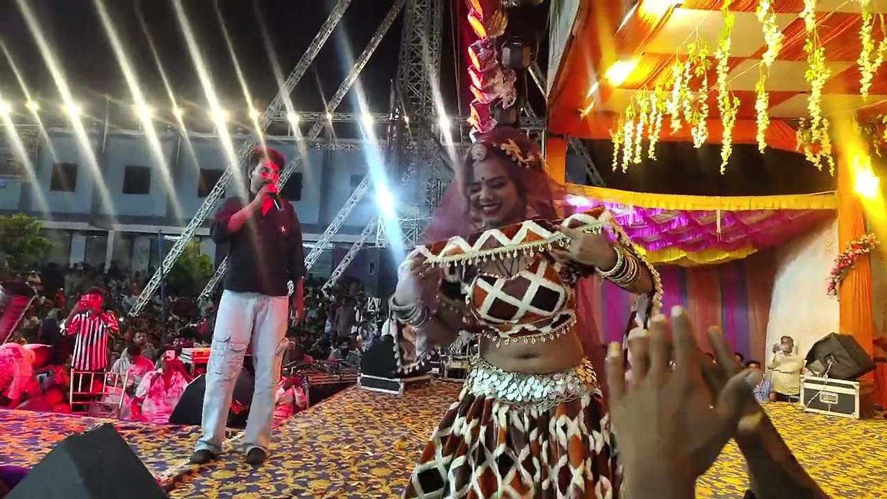 तेजल लीलन पर चले भगता लागे घणे रो फुटरो!!राजू रावल लाइव प्रोग्राम 2025 न्यू सॉन्ग कृष्णा