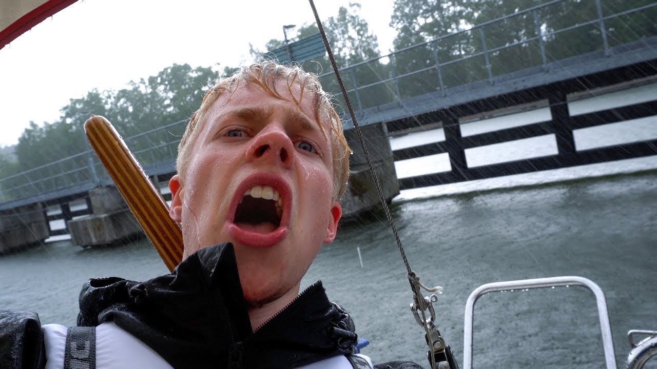Äventyret börjar med REGN - Att leva på en segelbåt