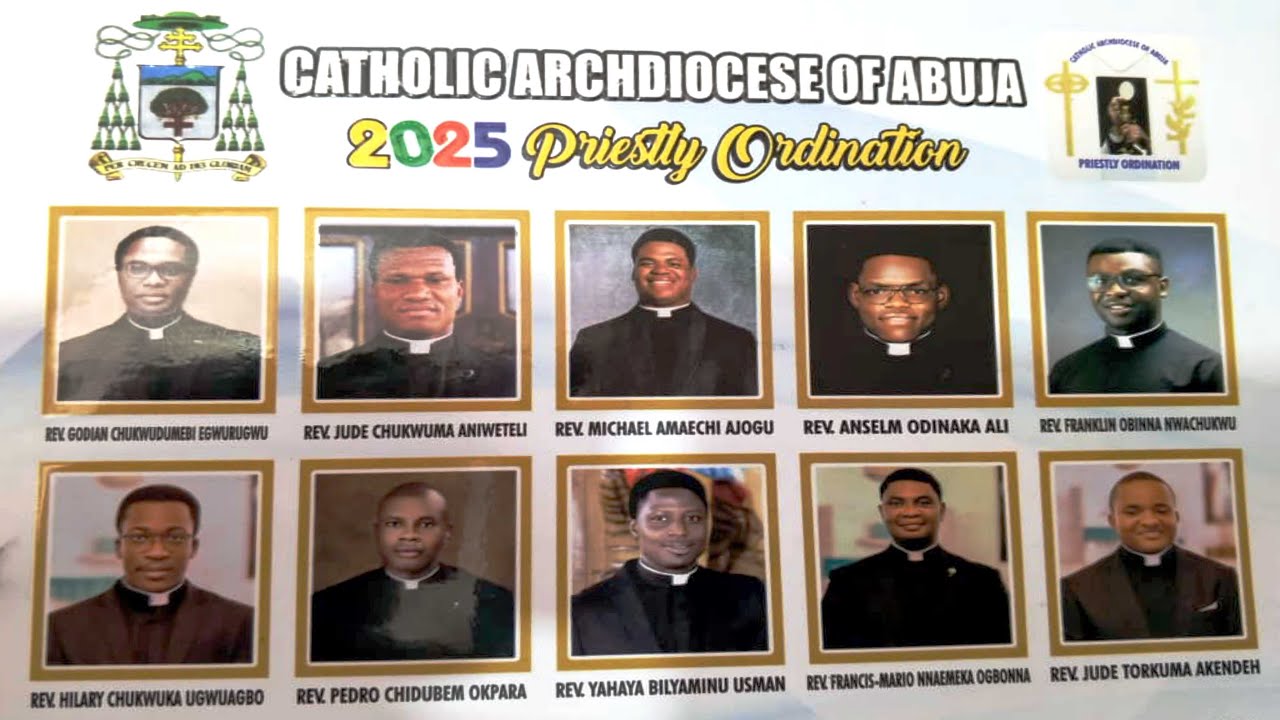 2025 Priestly Ordination by His Grace Most Rev. Dr. Ignatius Ayau Kaigama