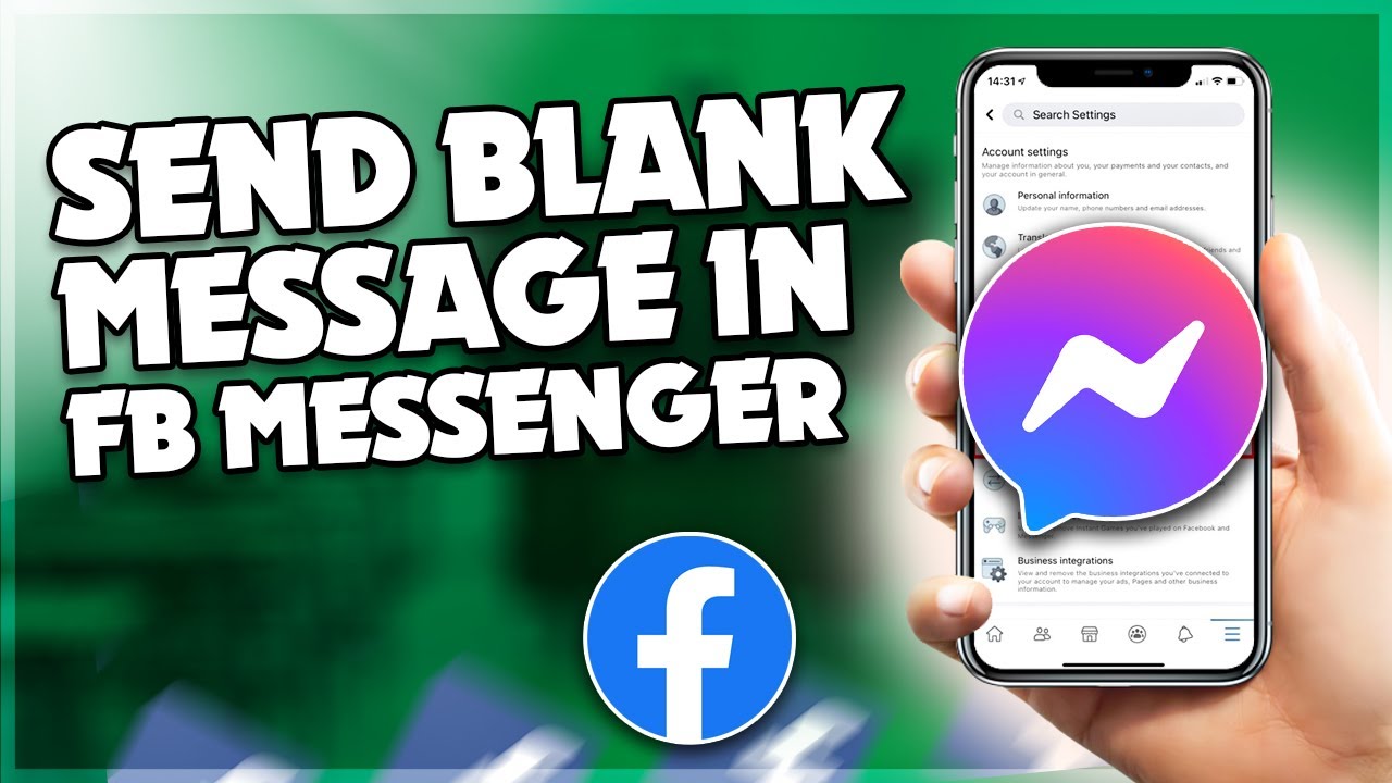 How to send blank message in FB messenger | TECH ON |