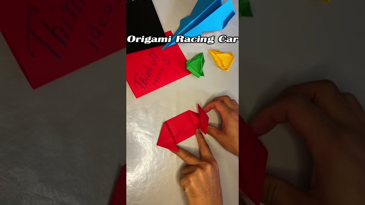 Origami Paper Race Car 🏎️⚡ | Shockingly Fast! (Tutorial)     