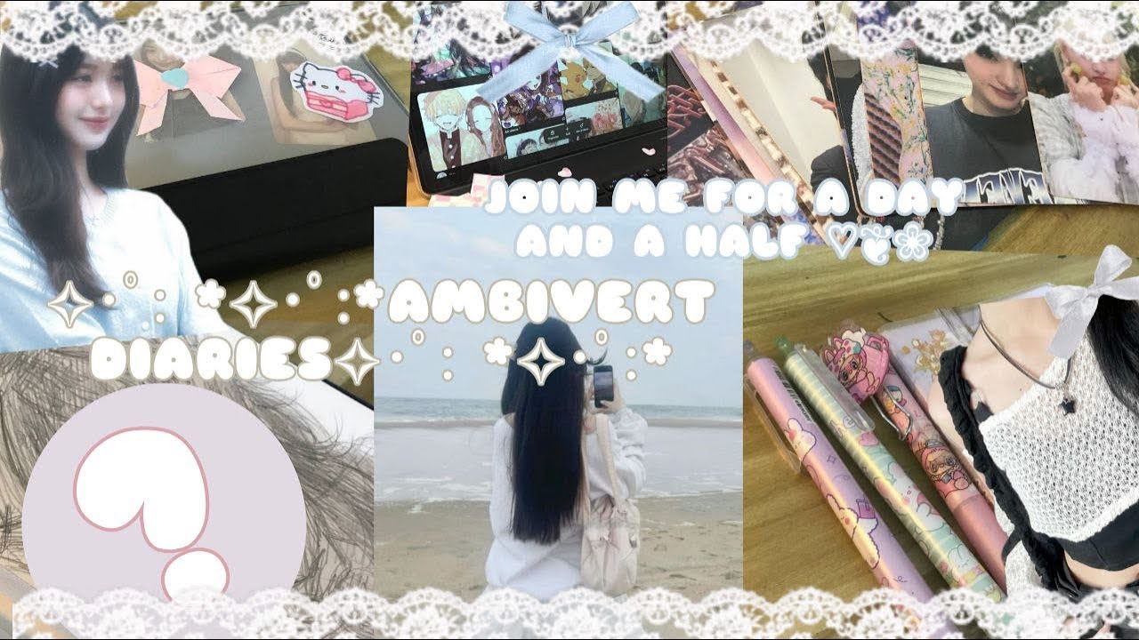 Ambivert diaries 🍙🩰 | • Join Me For A Day 🧁