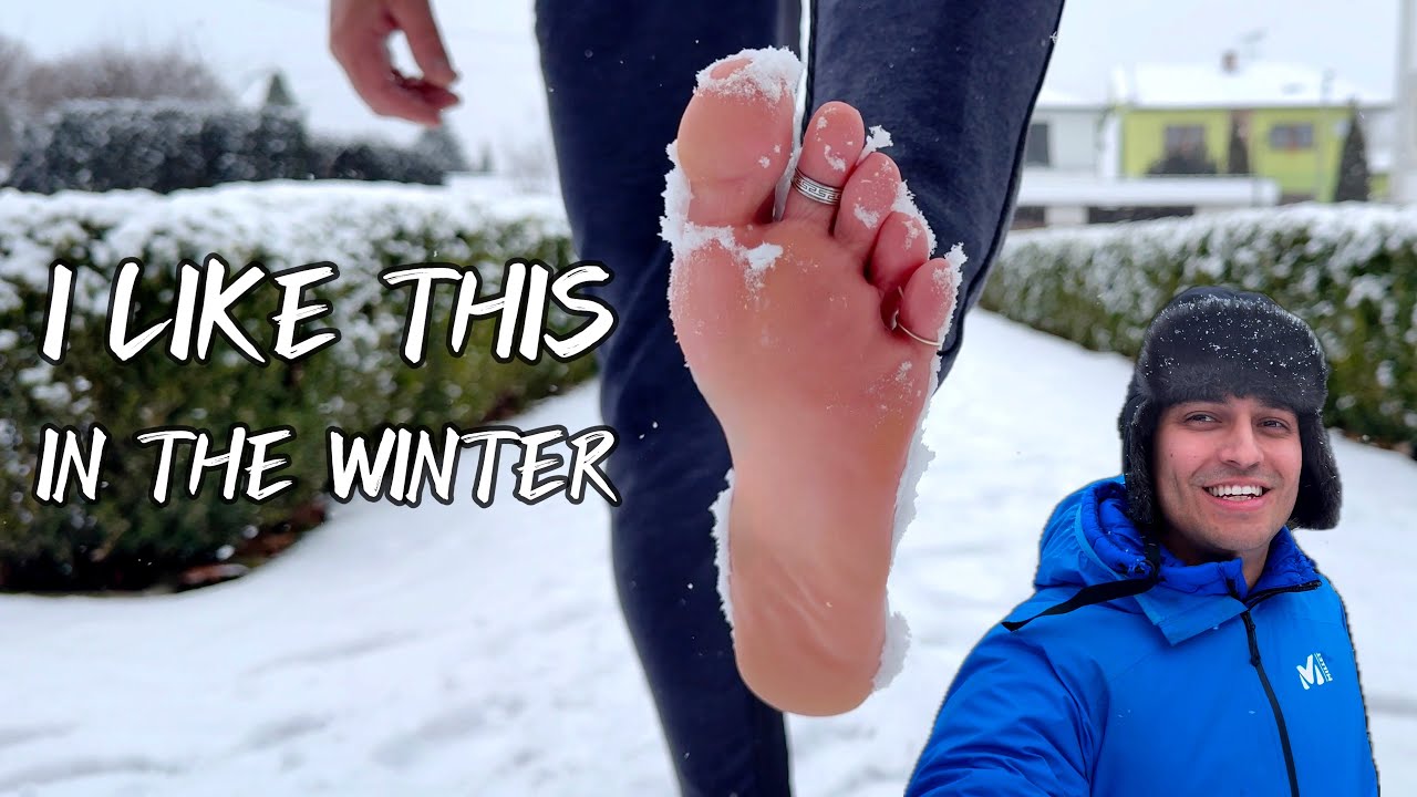 Barefoot in the snow PART 3
