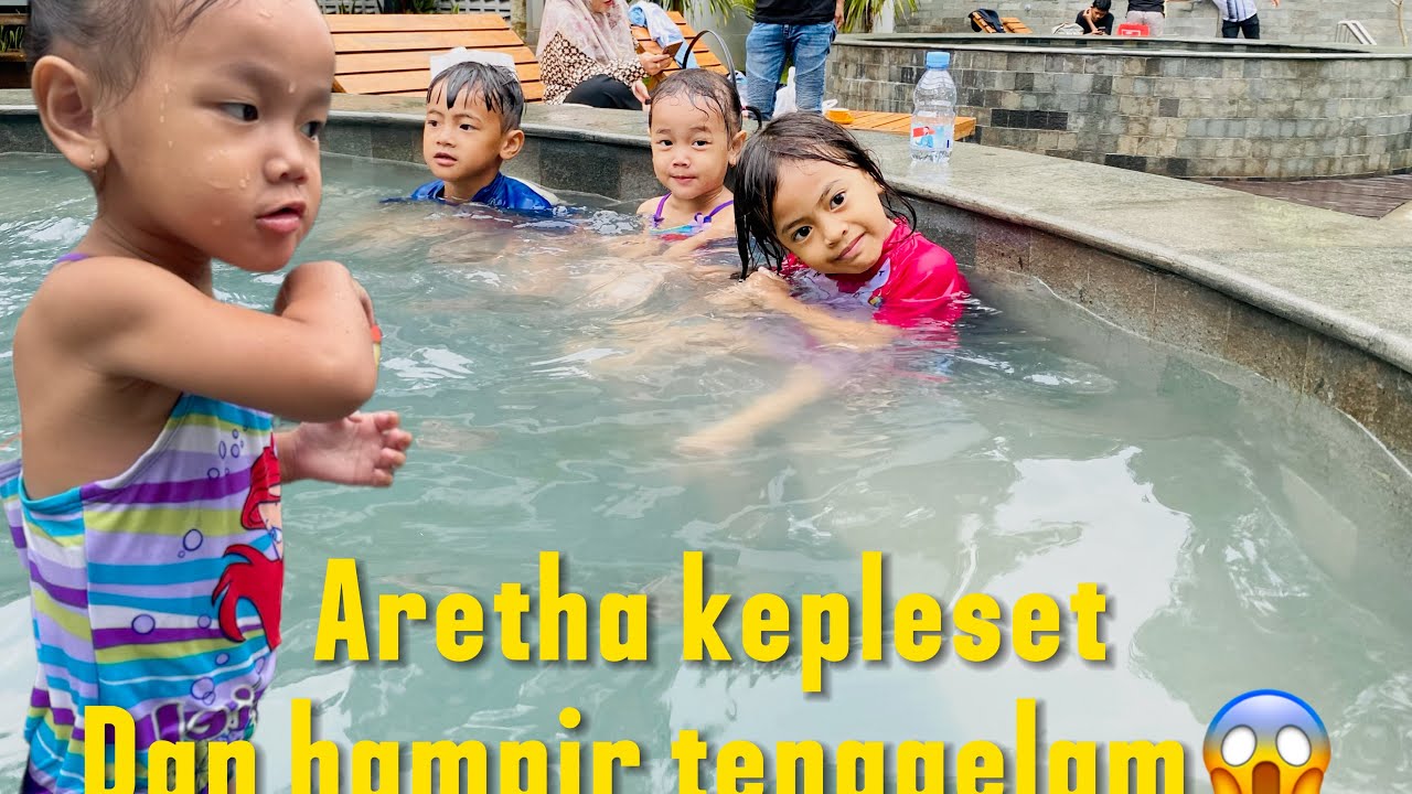 Momen Menegangkan! Aretha Hampir Tenggelam Saat Berenang