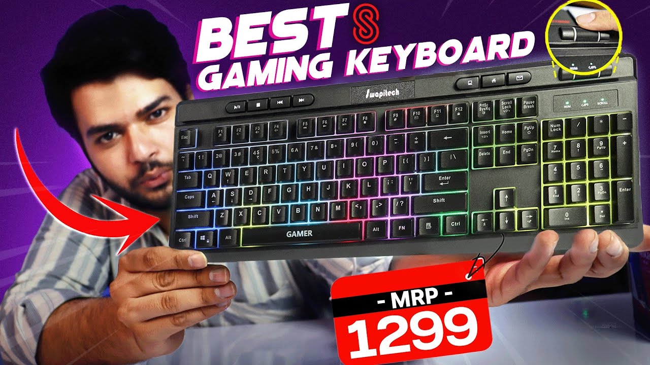 Best Gaming Keyboard Under 1500 rs ? | Swapitech Gamer Review 