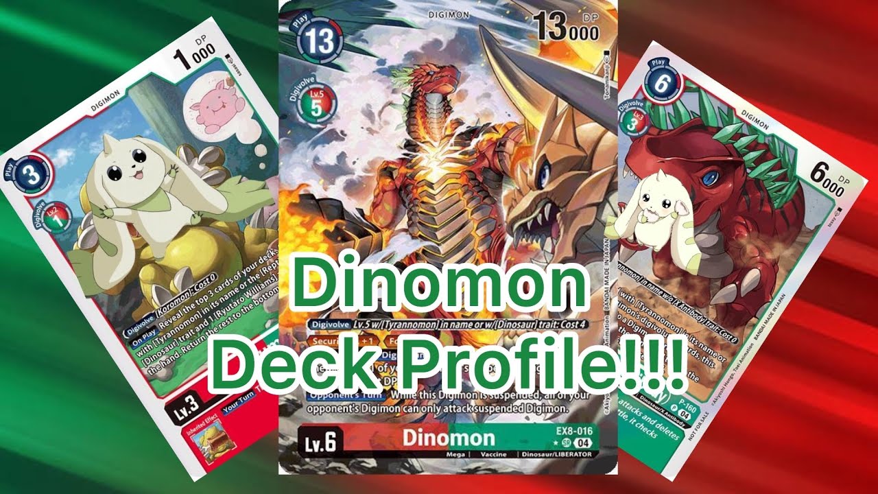 Dinomon Deck Profile 2025!!! (Stomp all over the other decks, no meteor is stopping this!!)