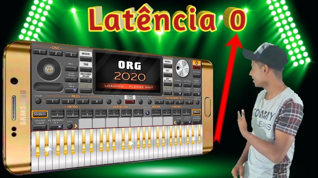 Como tirar latencia do Org 24 configuração completa ao longo do video,