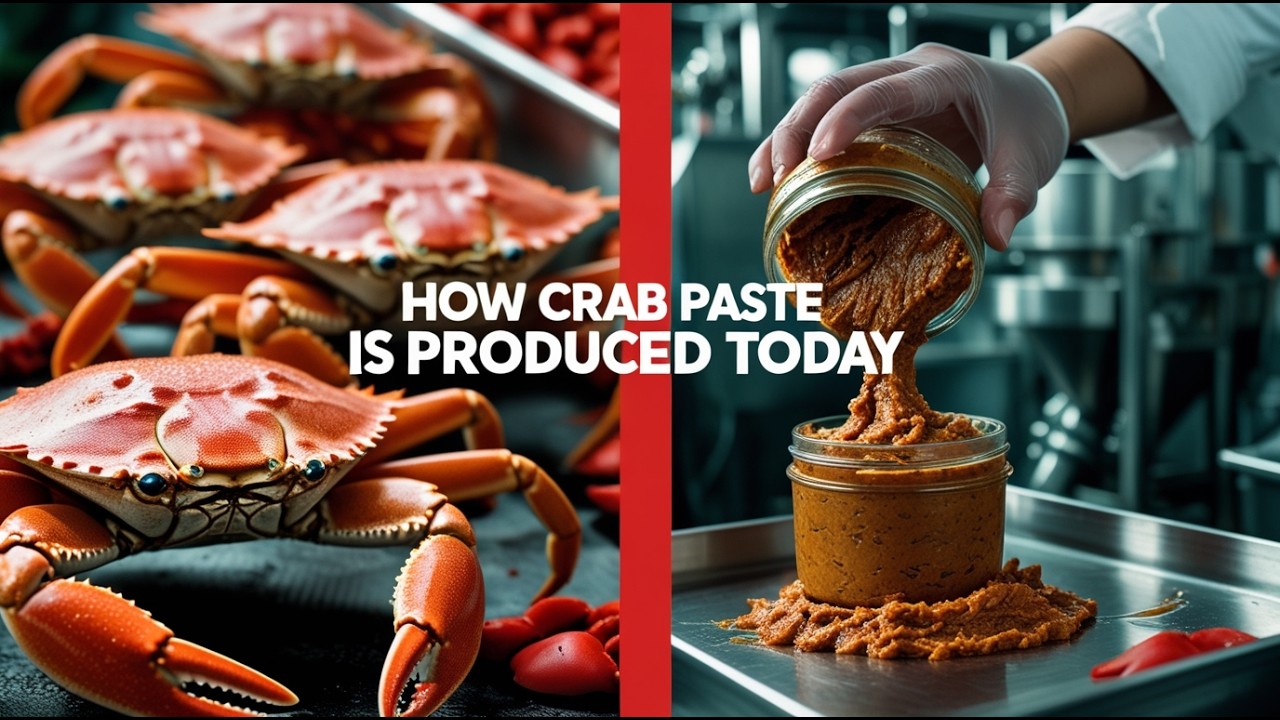 FROM CRAB TO PASTE #insidemodernfactory #foodprocessing