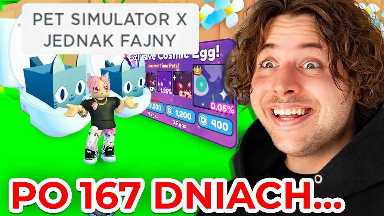 Zagrałem w Pet Simulator X po 167 dniach...