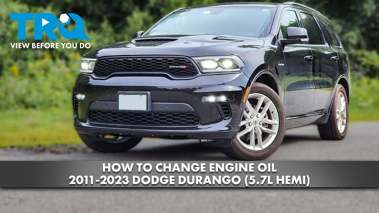 How to Change Engine Oil 2011-2025 Dodge Durango (5.7L HEMI)