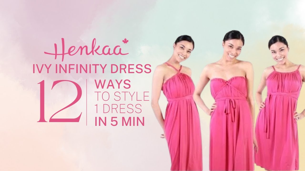 12 Ways to Wear a Convertible Infinity Sack Dress IVY HENKAA