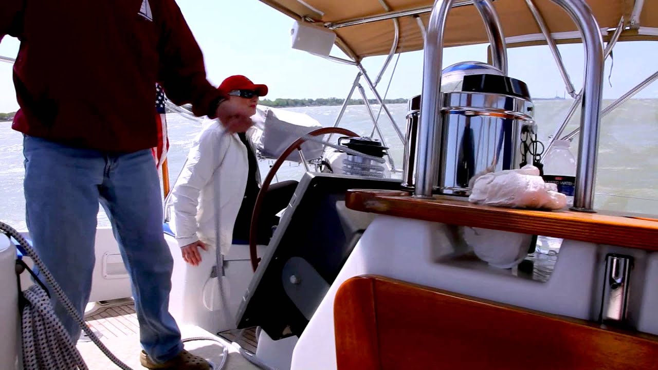 ARDAKY 523, sailing Lake erie, 52' beneteau.mov
