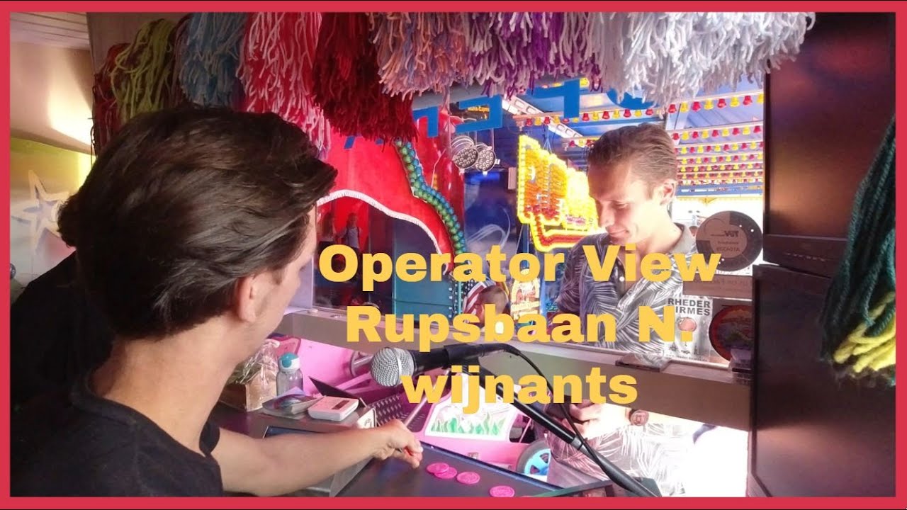 Operator view Rupsbaan (muziek express) -Nicky Wijnants- kermis Heythuysen 2020