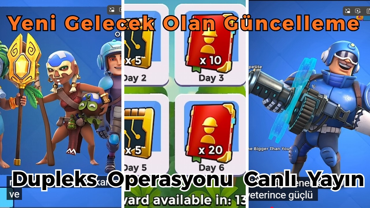 Dupleks Operasyonu Canlı  Yeni Güncelleme Geliyor Operation Duplexity New Update Boom Beach Türkçe