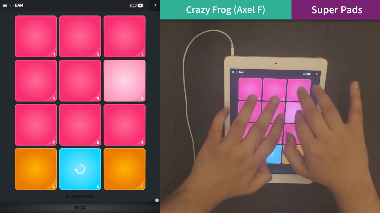 Tutorial: Crazy Frog - Axel F - (Super Pads Cover)
