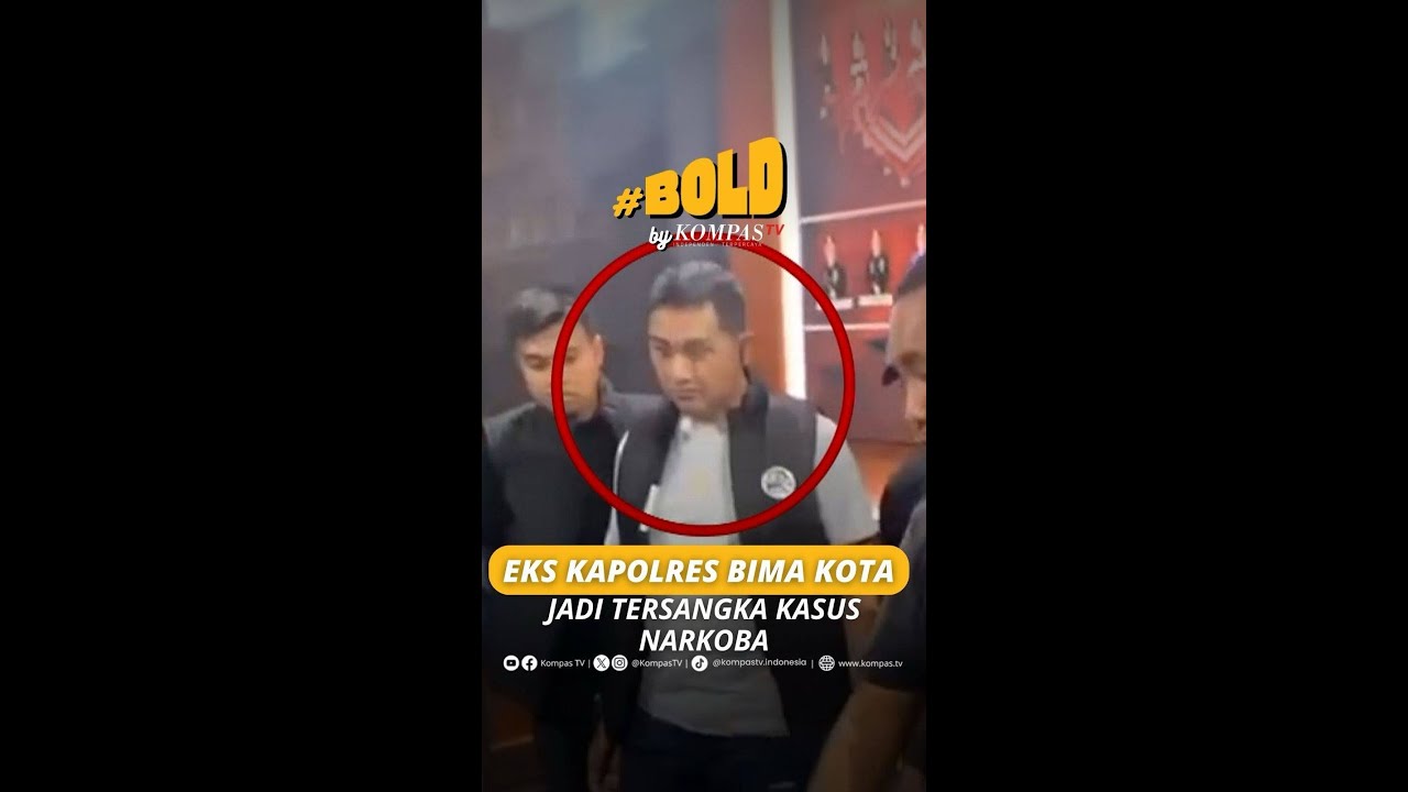 EKS KAPOLRES BIMA KOTA JADI TERSANGKA KASUS NARKOBA #short