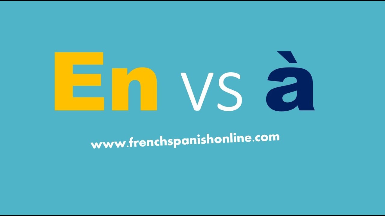 En vs à