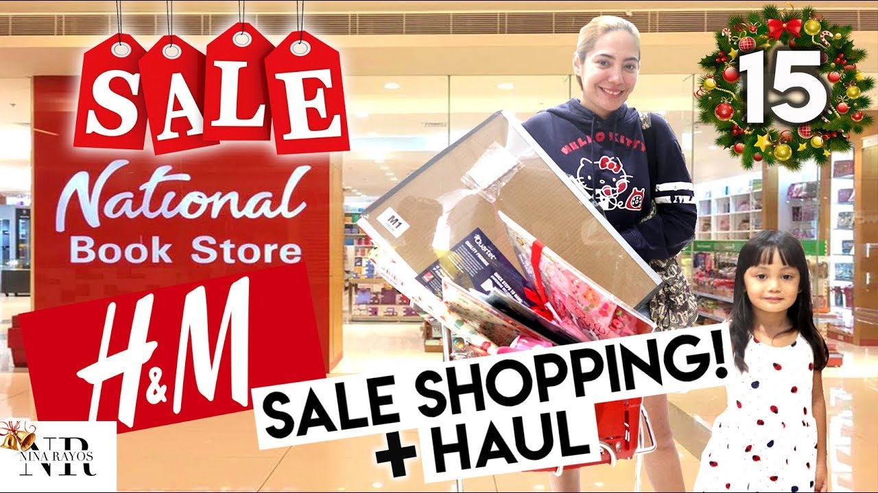 SALE SHOPPING AT HAUL SA NATIONAL BOOKSTORE AT H&M! ( NOTEBOOKS, GIFT IDEAS ATBP!)| Nina Rayos 💋