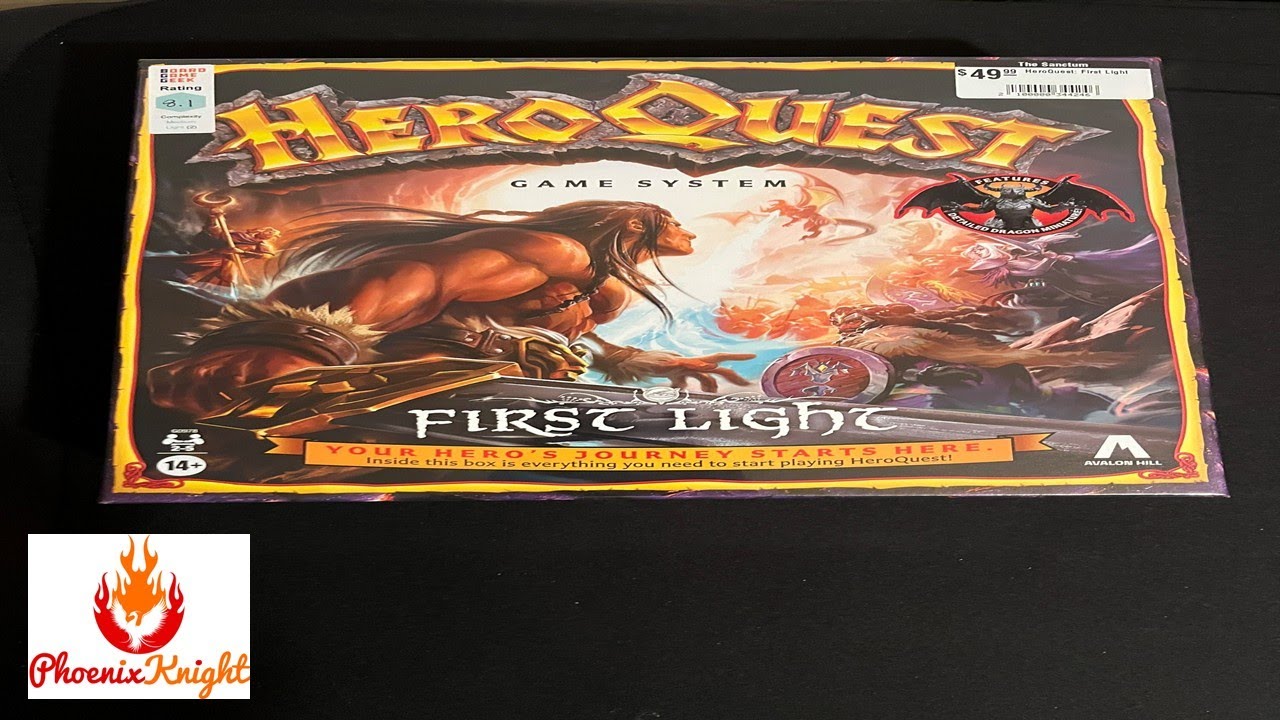 Unboxing HeroQuest: First Light