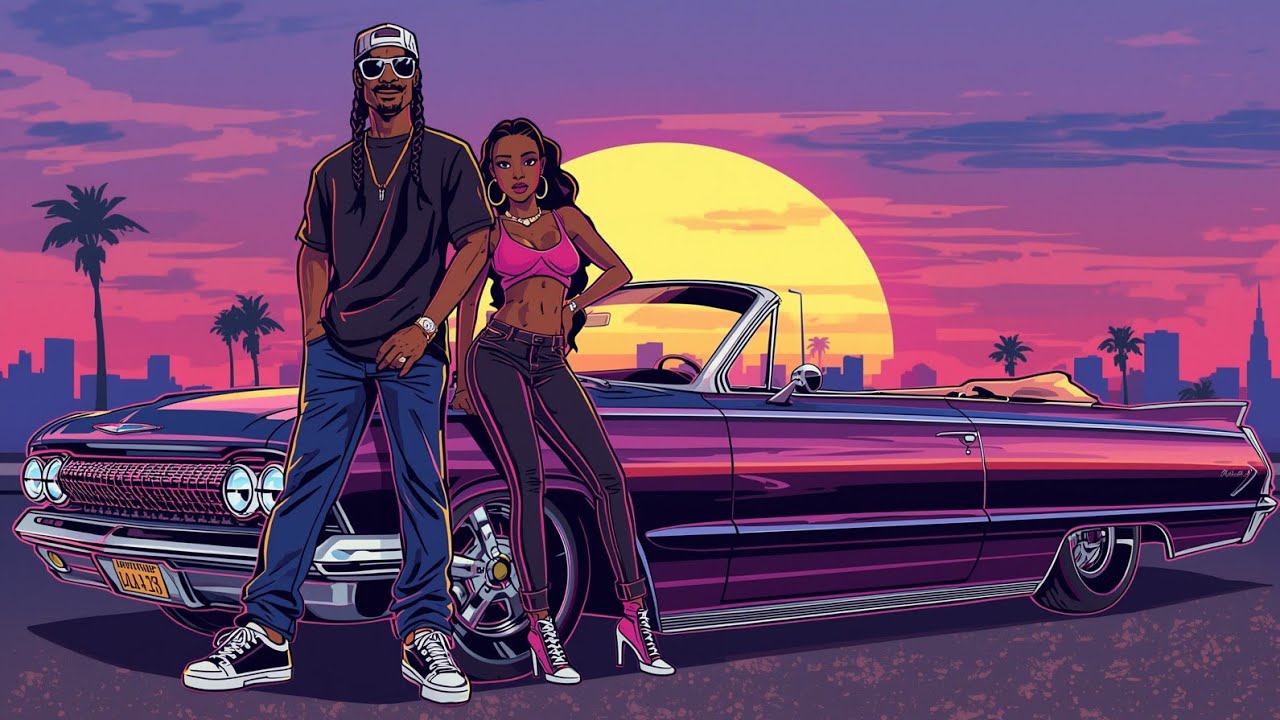 G-Funk Express L.A || 90s West Coast Hip Hop Hits || Ridin’ the Low Sunset 🌤️🌴🚗