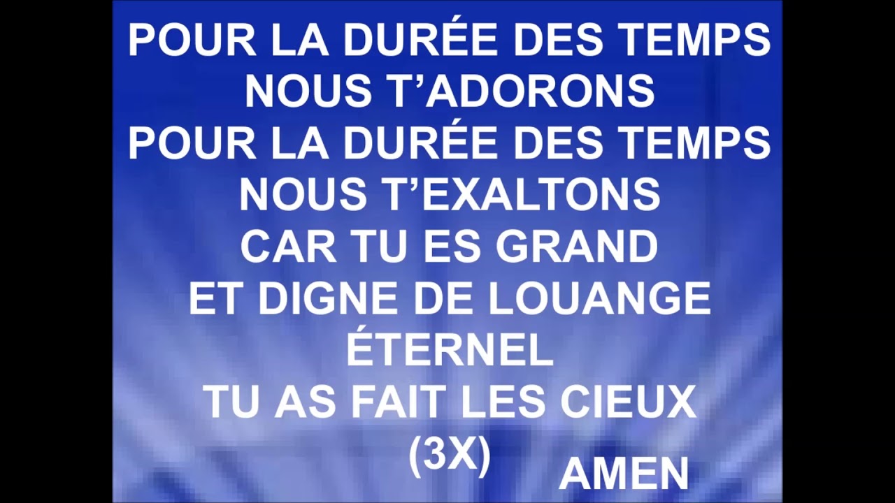 POUR LA DURÉE DES TEMPS - Nicolas Ternisien