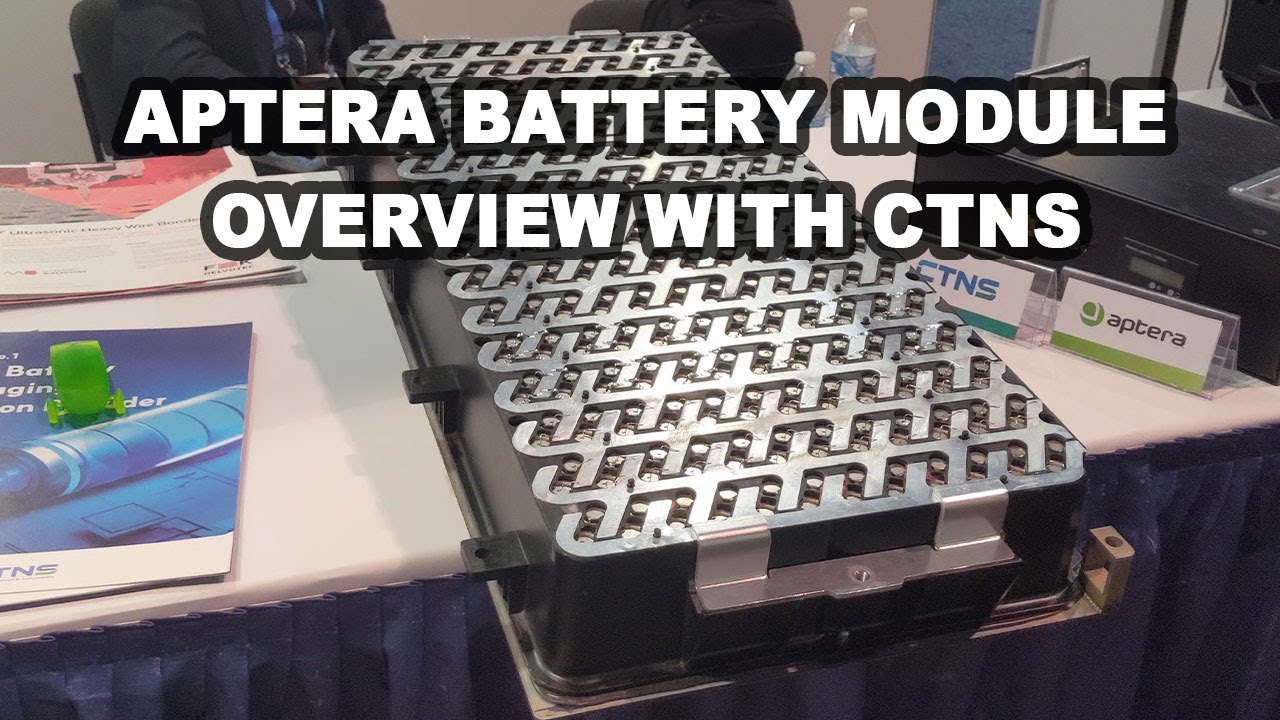 CES 2025 Aptera Battery Module Overview with CTNS #ces2025