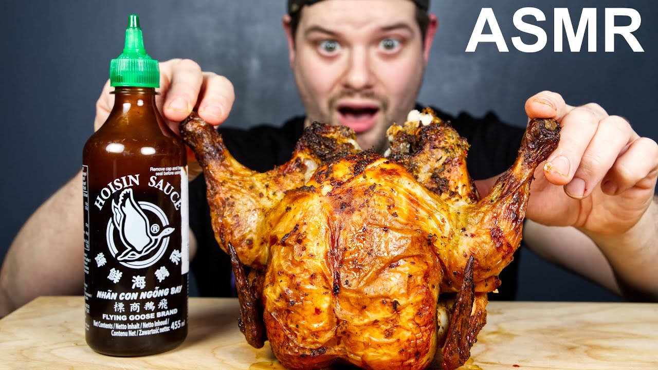 ASMR WHOLE ROTISSERIE CHICKEN MUKBANG SAVAGE EATING SOUNDS | DAVE KAY ASMR