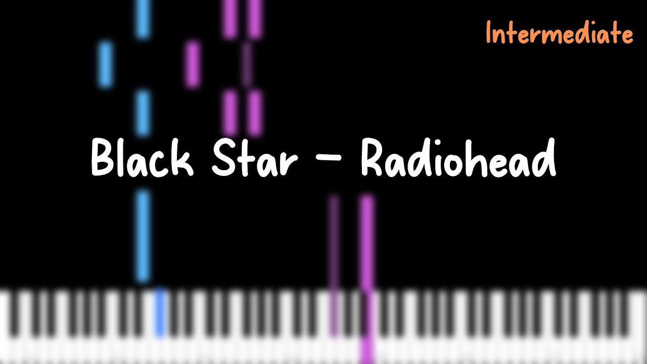 Black Star - Radiohead (Piano Tutorial)