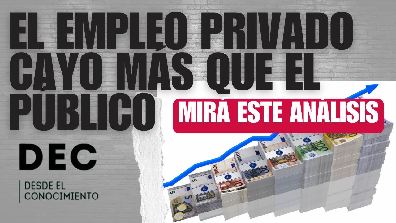 Aseguran que el empleo privado cayó 6 veces más que el público
