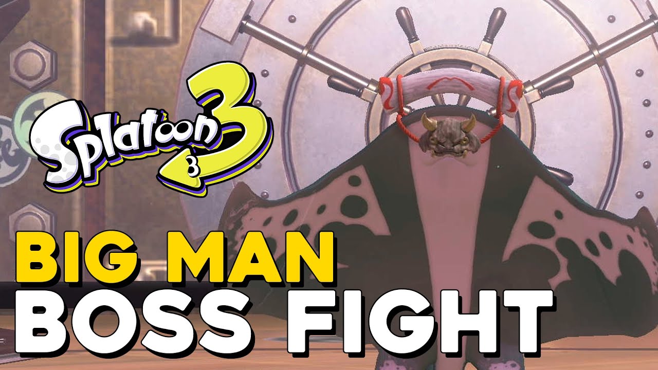 Splatoon 3 Big Man Boss Fight