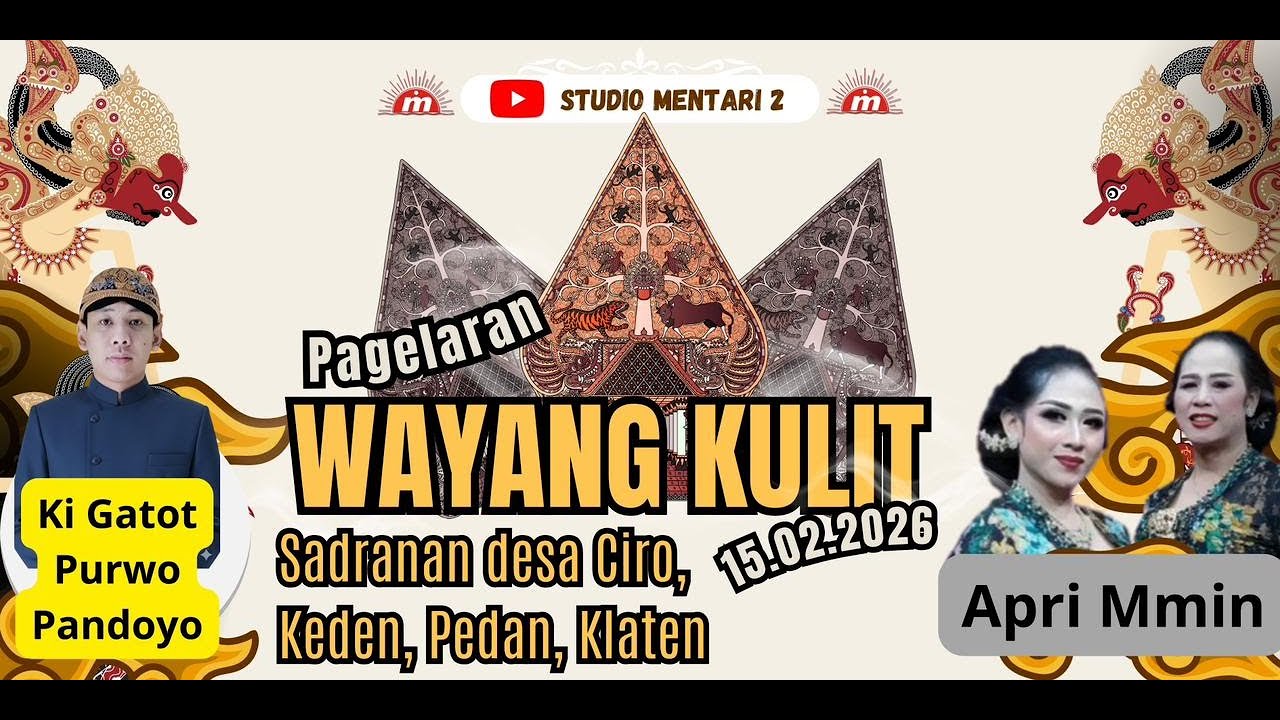 #live Pagelaran Wayang Kulit Ki Gatot Purwo Pandoyo II Sadranan desa Ciro, Keden