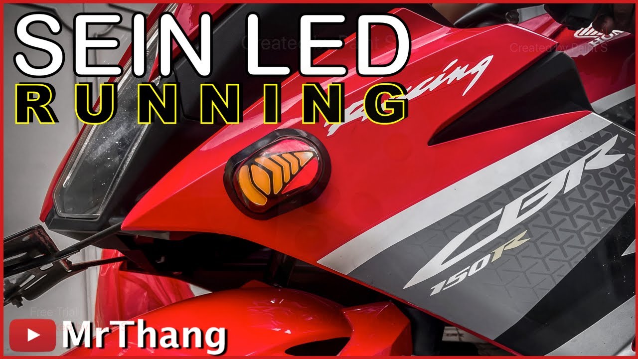 Pasang Sein LED Running CBR150 facelift | Sein LED CBR150R | #CBRVLOG
