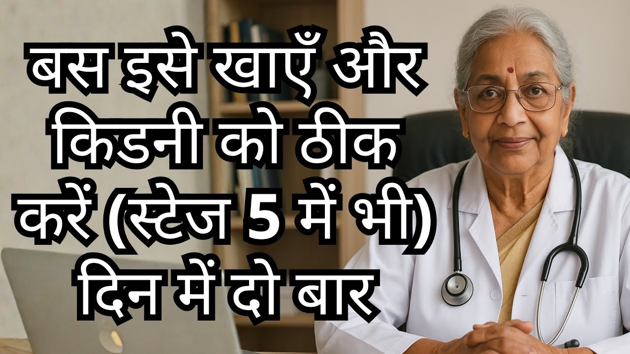 बस दिन में दो बार इसे खाएँ! किडनी फ़ंक्शन तेज़ी से सुधारें | स्वस्थ रहें भाग 2