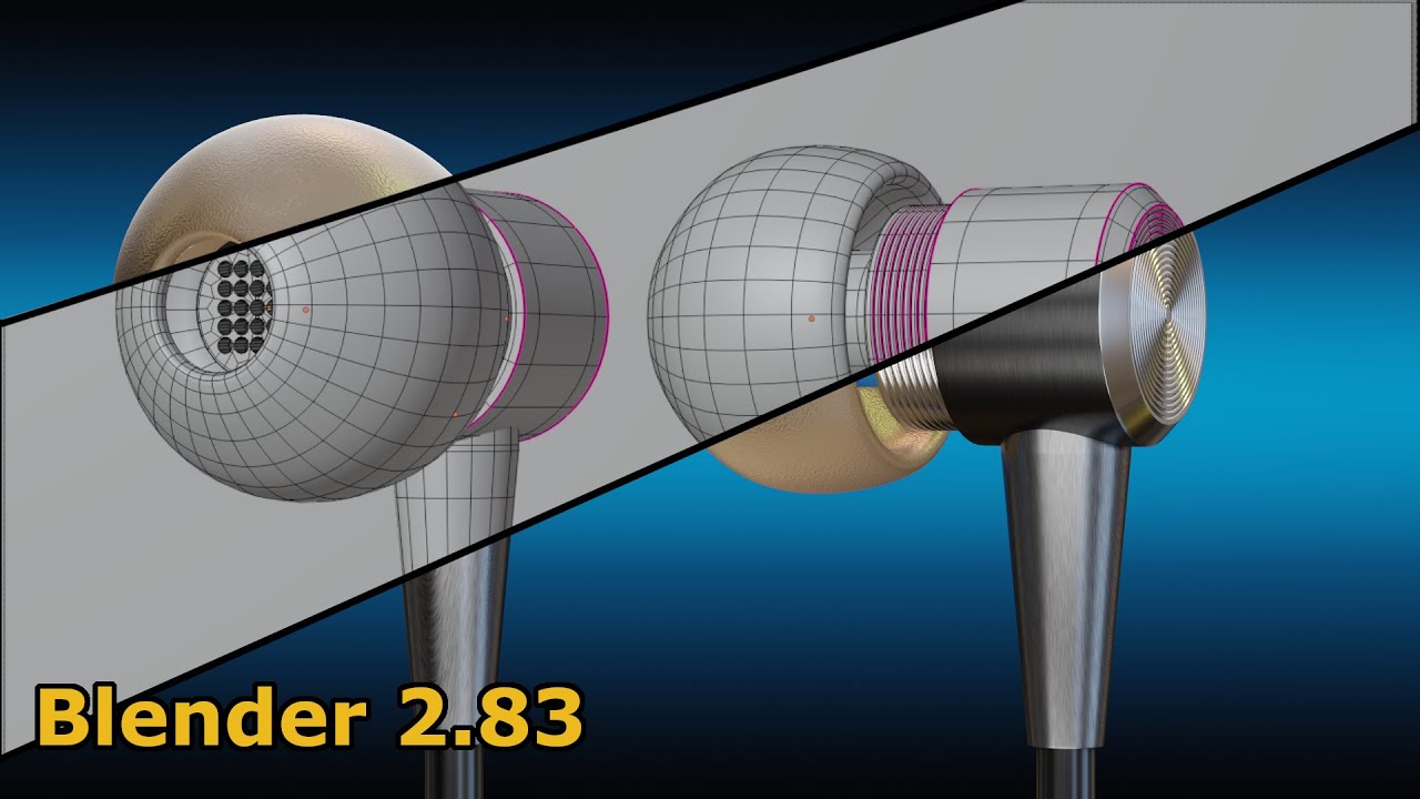 Make Earphones In Blender: Product Design