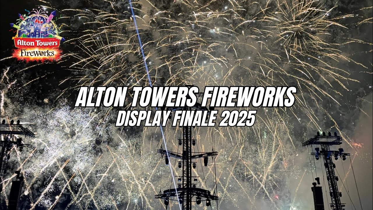 Alton Towers Fireworks 2025 - Display Finale
