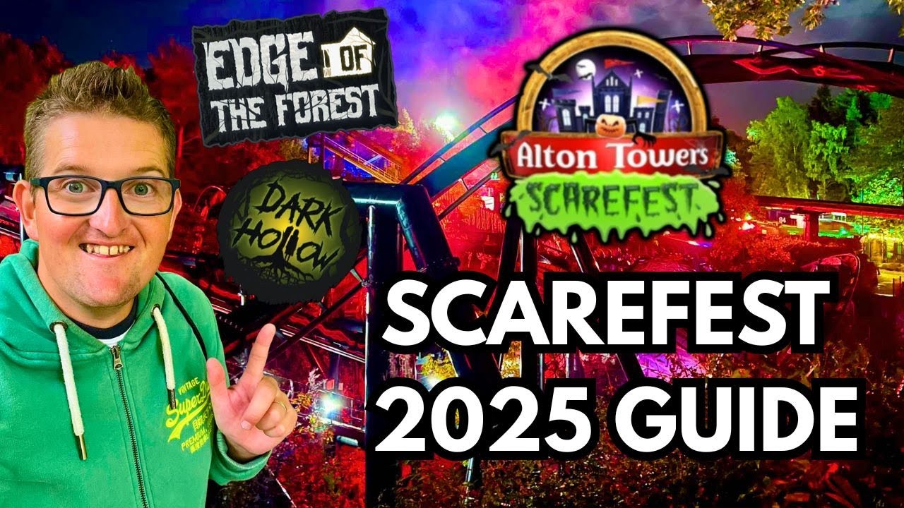 Alton Towers Scarefest 2025 Guide - NEW Attractions, Maze Prices & MORE!