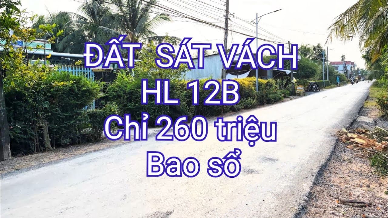 Kẹt tiền mần ăn chi Ly BÁN LỔ 😢 đất sát vách HL12B giá 260 triệu | phương lâm bds