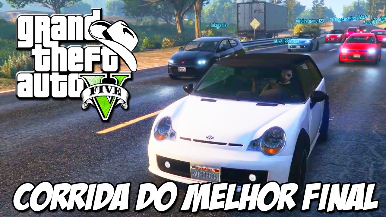 GTA 5 Online (PS4) - Corrida com o melhor encerramento de todos by TCHÊ !