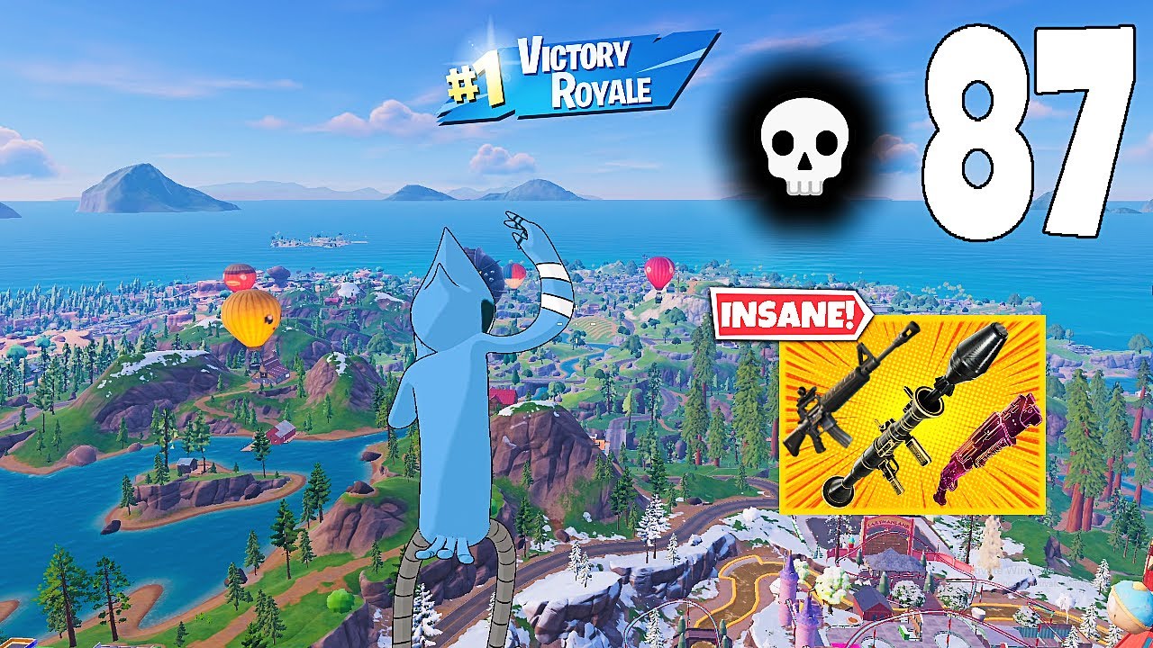 87 Elimination Solo Vs Squads/Squads "Zero Build" Gameplay Wins (NEW Fortnite Chapter 7 Season 1 PC)