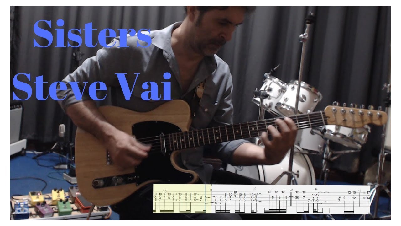 Sisters Steve Vai (cover) TAB - By Juka Fernandes