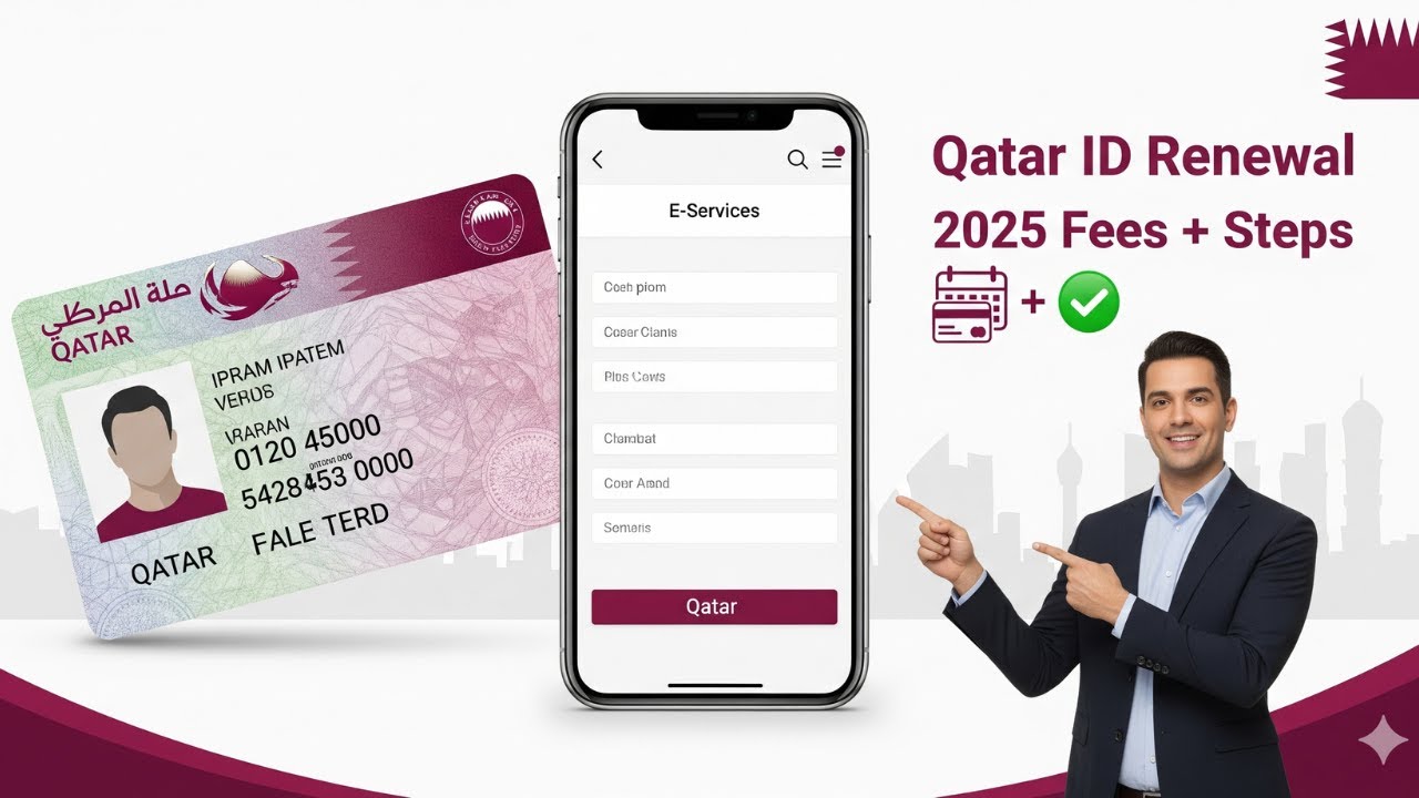 How to Renew Qatar ID Online - QID Renewal 2025
