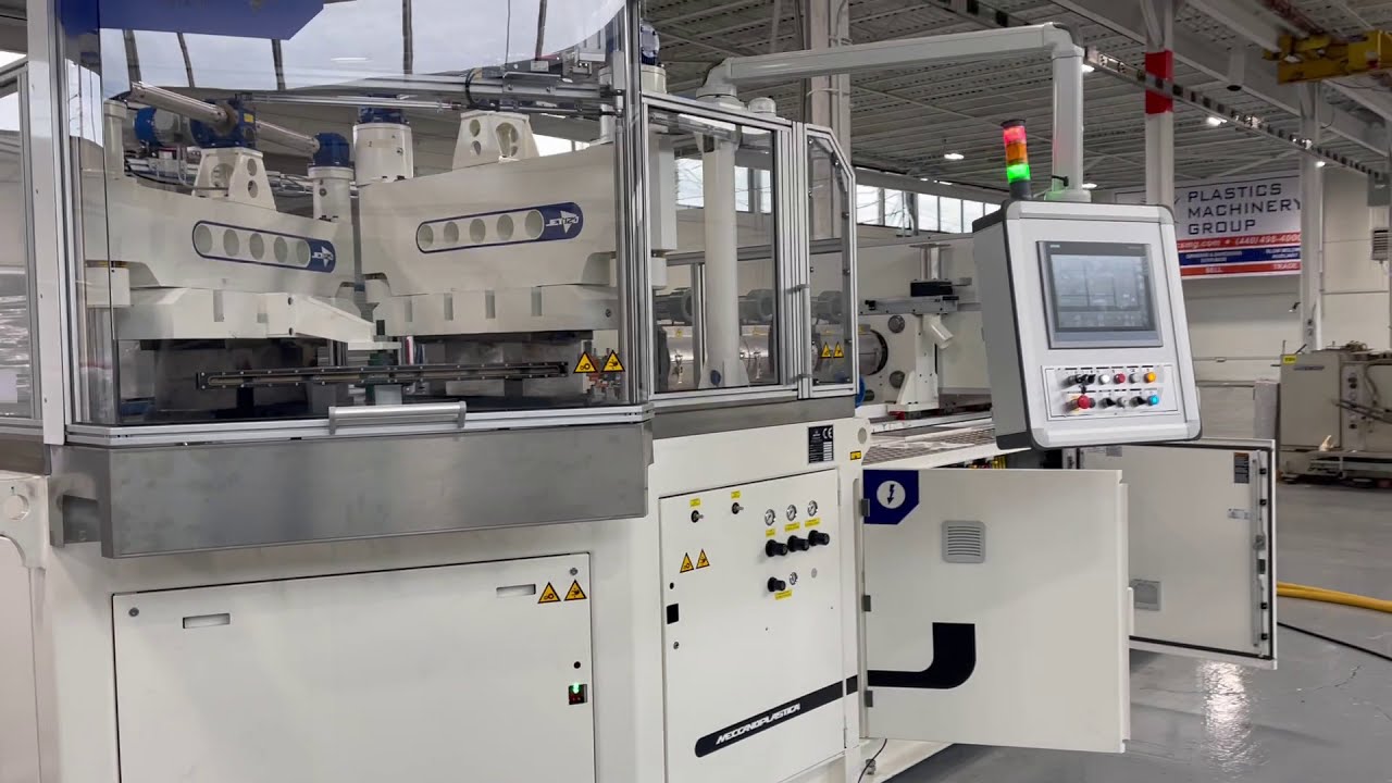 Meccanoplastica all-electric JET120 Dry Cycle and Tonnage Adjustment