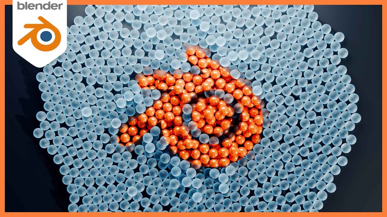 💥 Forma tu logo con física real en Blender