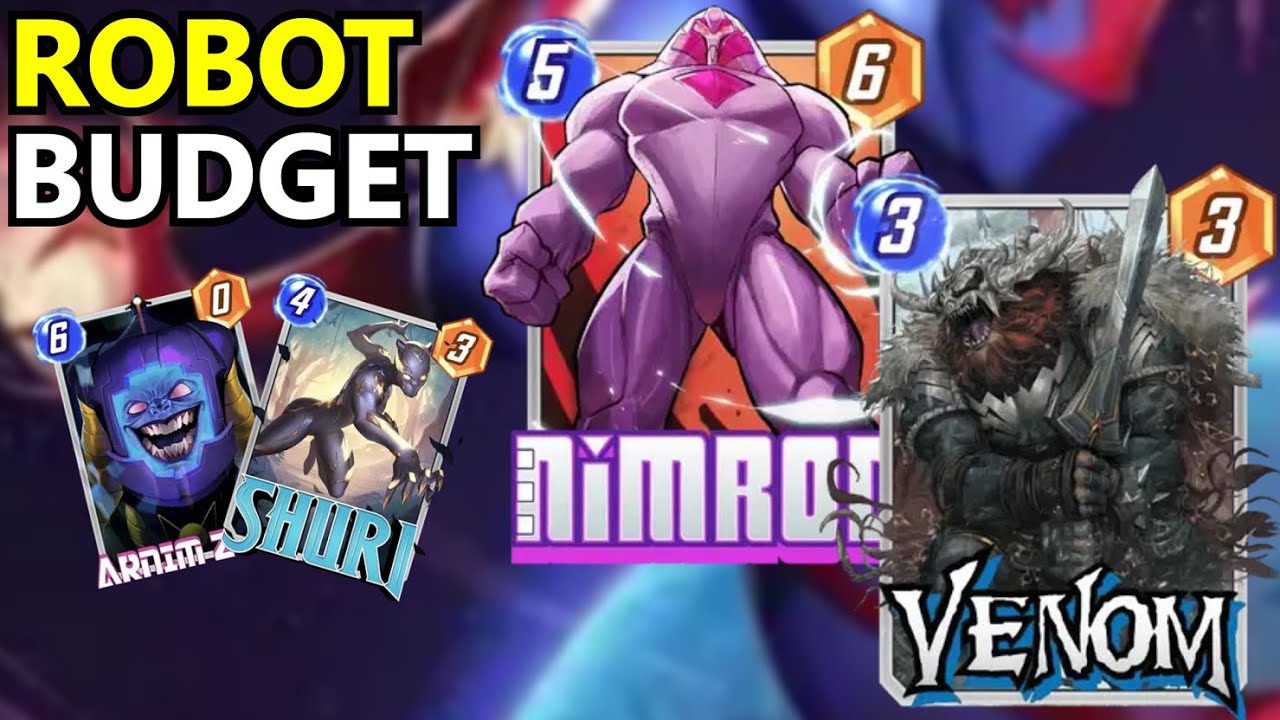 MARVEL SNAP INDONESIA - COMBO ROBOT DESTROY BUDGET!! SHURI NIMROD VENOM DESTROYER ARNIM ZOLA DECK