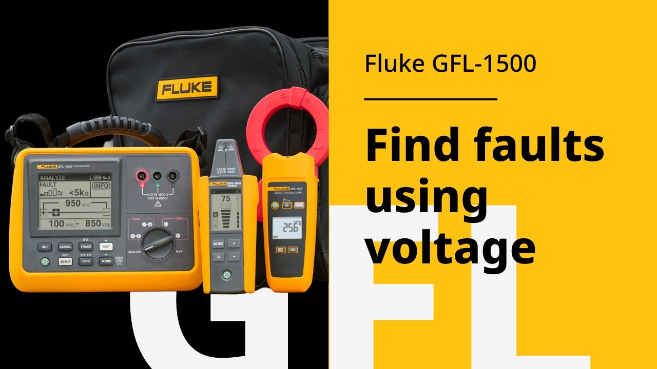 Fluke GFL-1500 Ground Fault Troubleshooting: Voltage Testing Method Explained